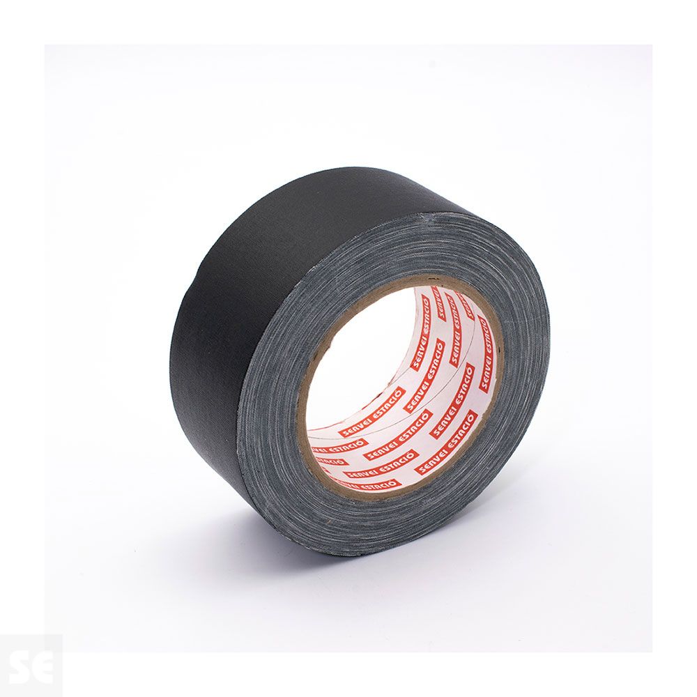 Cinta Adhesiva Tela 10 m (largo) x 100 mm (ancho) Negro