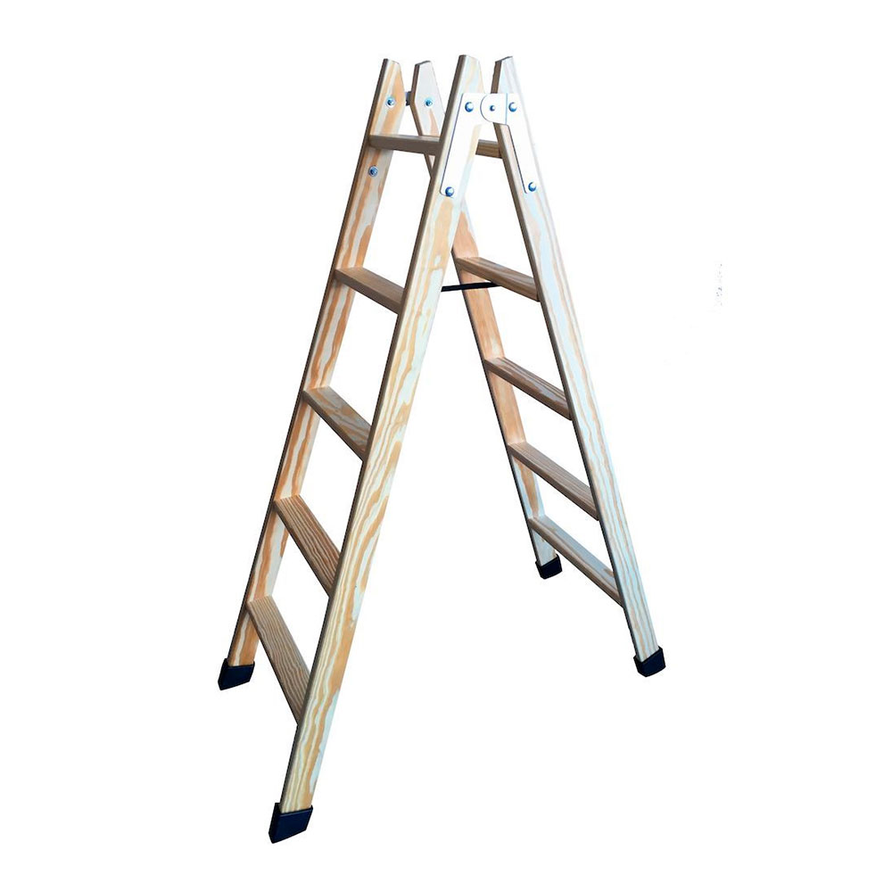 Escalera Madera 5 Peldaños