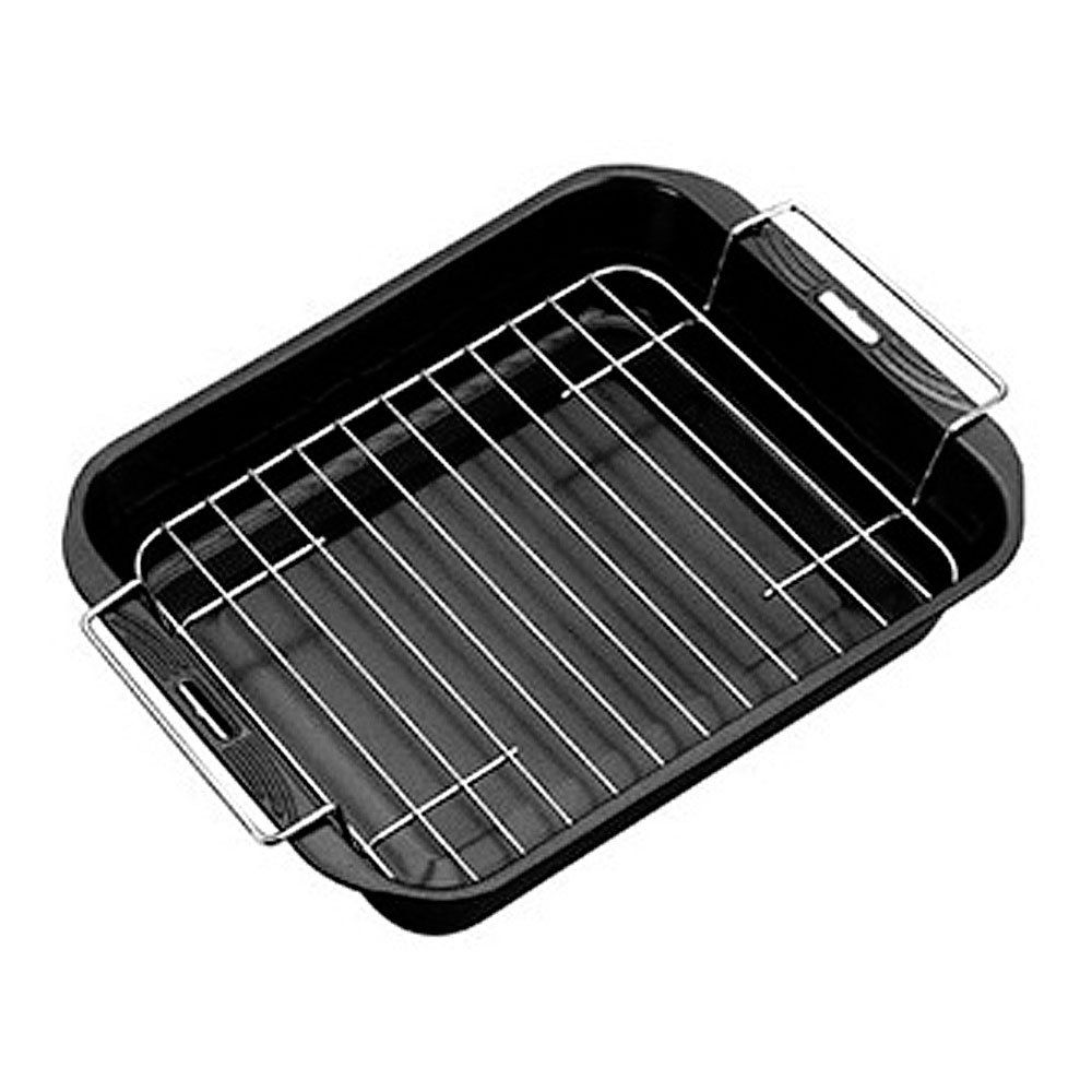 Rustidera horno 38x28 cm c/parrilla Saphir