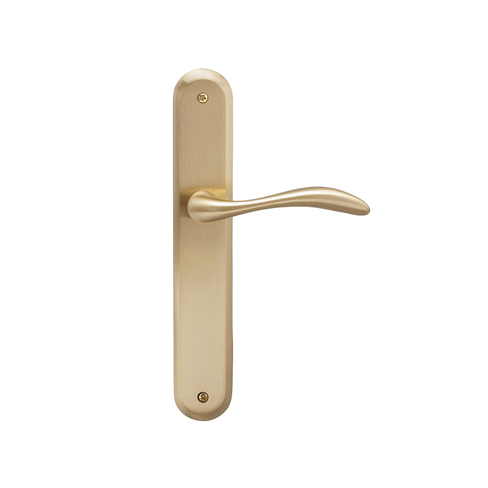 Jgo. Manivelas con Placa Pulido Satinado Mod. Carmen