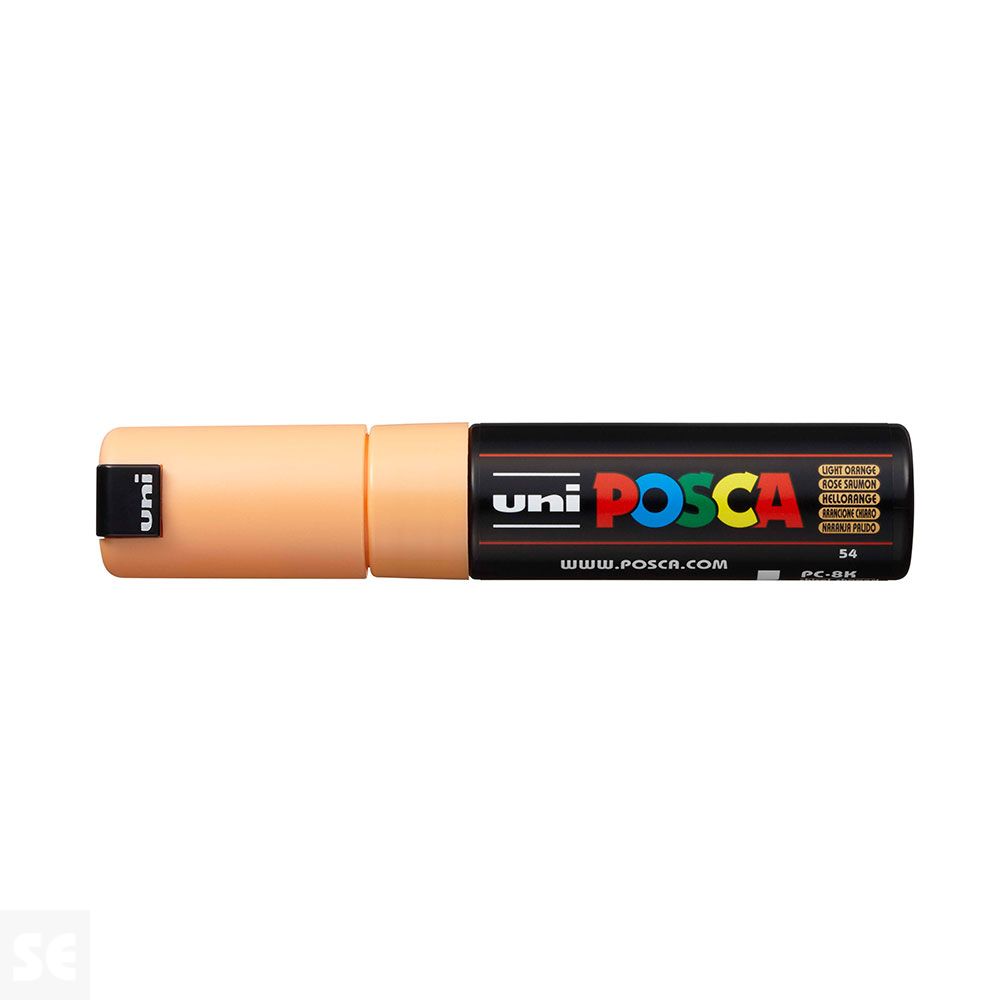 Rotulador Pintura Posca Naranja Claro Pc8k 8 mm