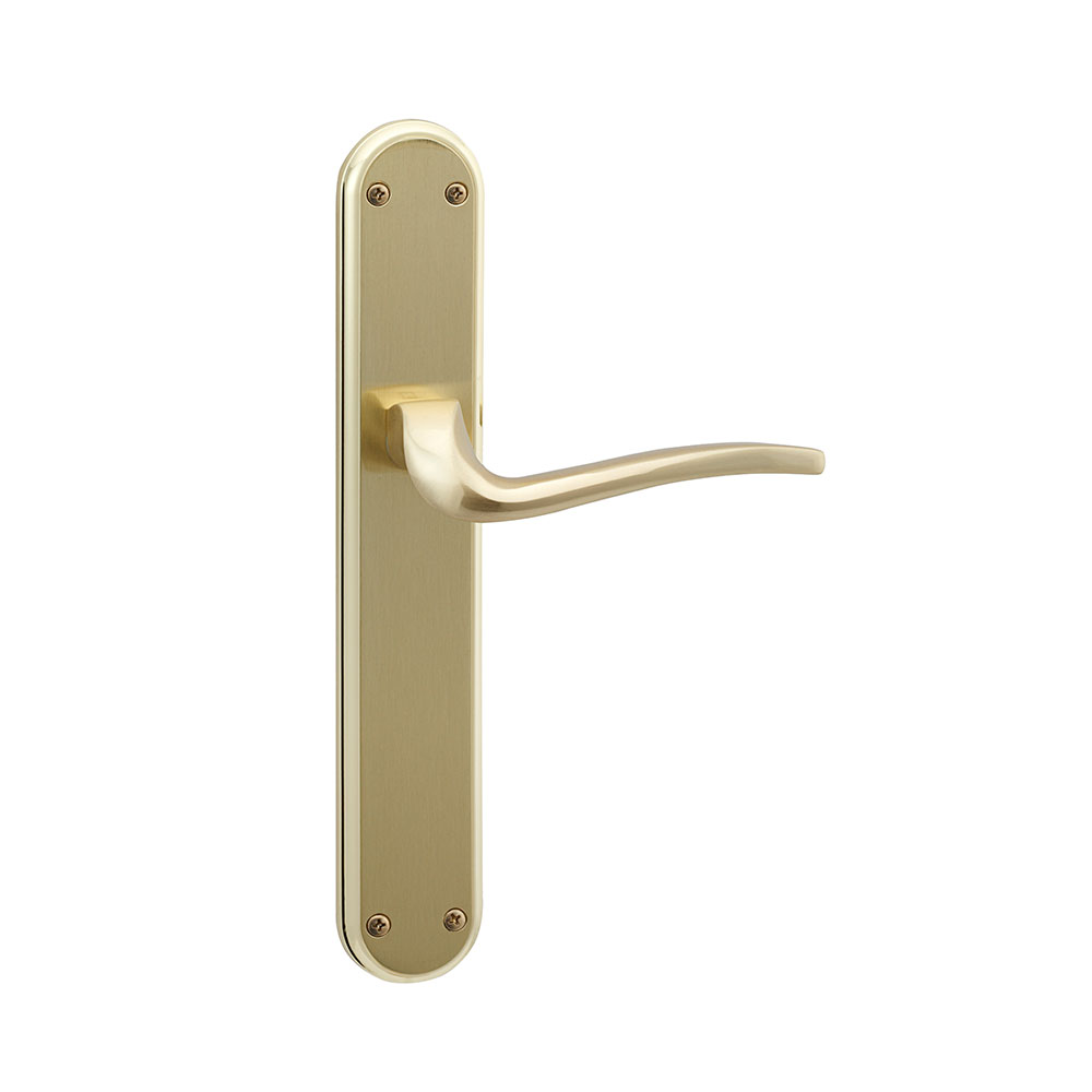 Jgo. Manivelas C/Placa 280x48 mm Pulido Satinado Mod. Morella