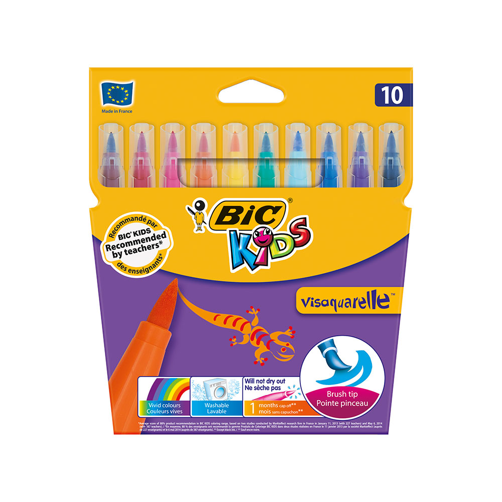 Rotuladores Visaquarelle Pincel 10 uds.