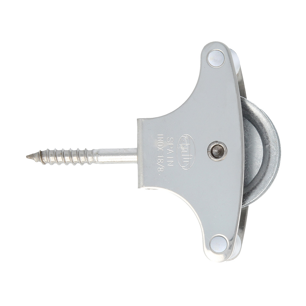 Polea Acero Inoxidable 40mm. roldana metálica (2u.) - Mod. 21