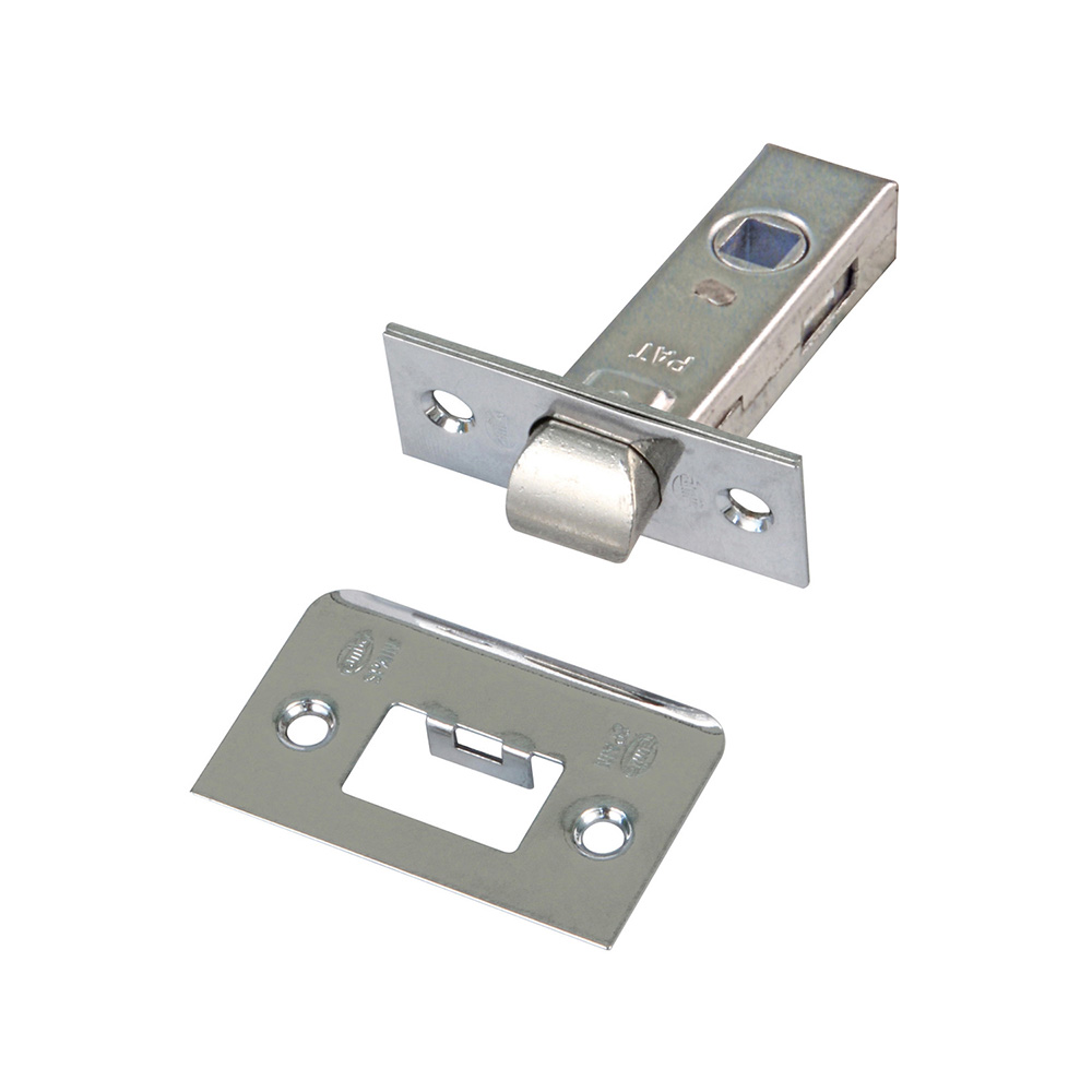 Picaporte embutir manillas 45mm. Acero niquelado (1u.) - Mod. 6