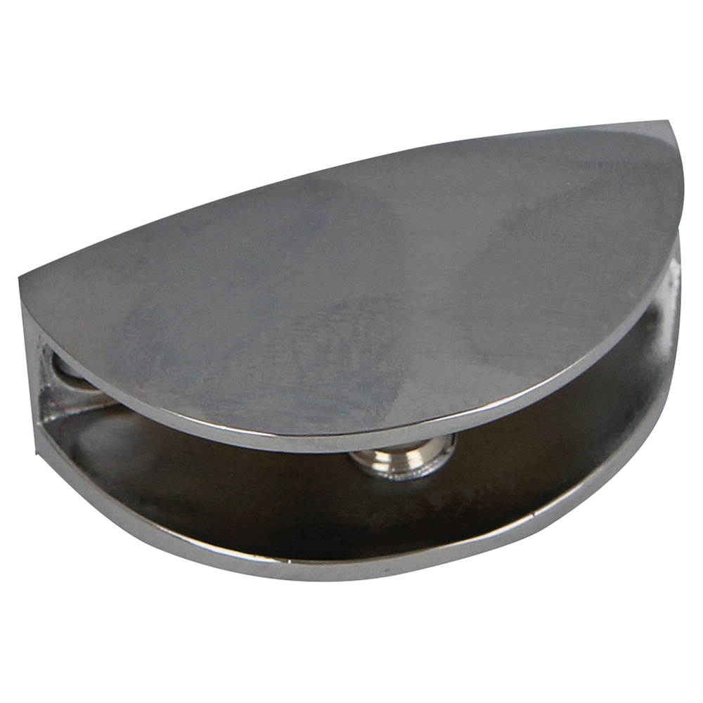 Soporte baldas apertura 6mm. Zamak níquel cepillado (2u.) - Mod. 32