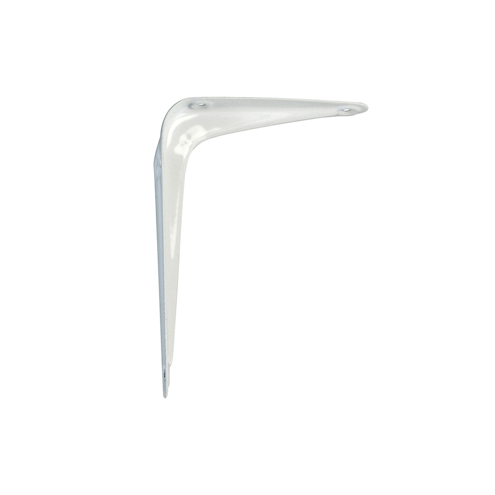 Soporte para baldas y estanterías 400x350mm Acero blanco (1u.) - Mod. 1