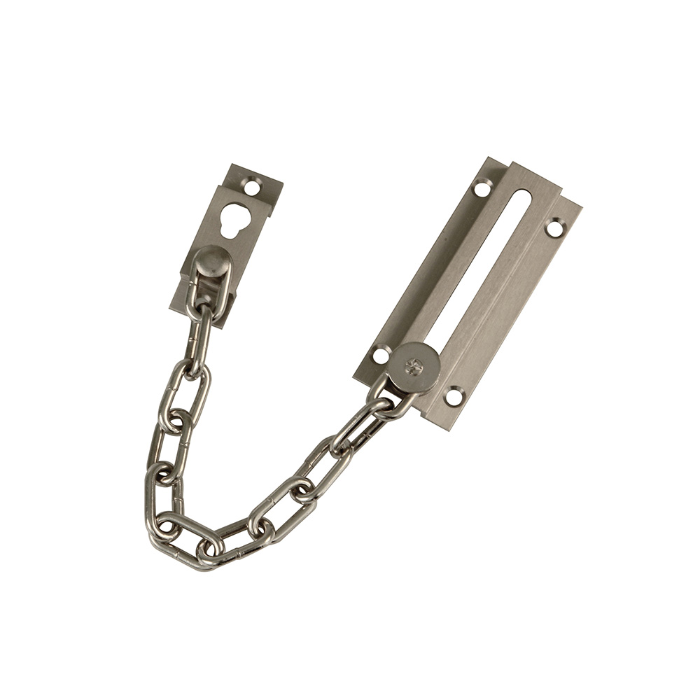 Cadena de seguridad latón en cromado mate 200mm. (1u.) - Mod. 1