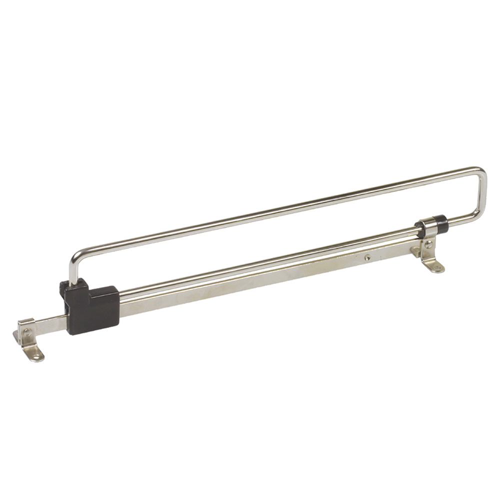 Cuelgaperchas acero cromado brillo instalar armario 350mm. - Mod. 12