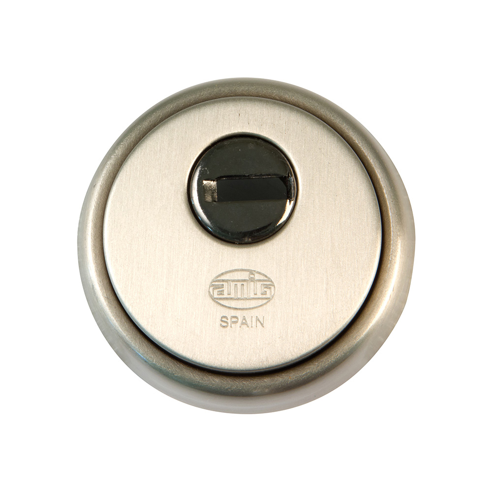 Escudo seguridad cuerpo acero sinterizado diam. 65 Latón cromado mate - Mod. 31