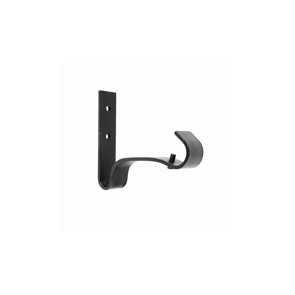 Soporte Metal Frontal Negro 19Mm Colonial