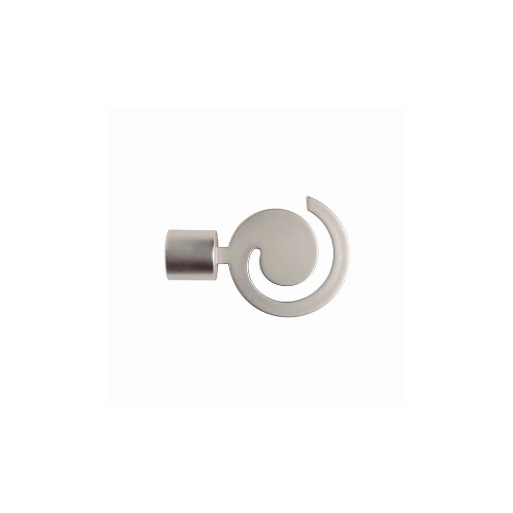 Terminal Metal Caracola Plata Tendencias (1Un)