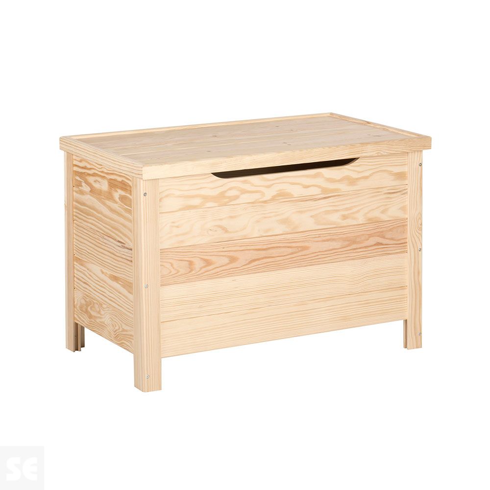 Baúl Pino Macizo Natural 40x70x48 cm
