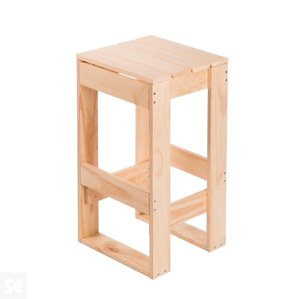 Taburete Alto 75x37x37 cm