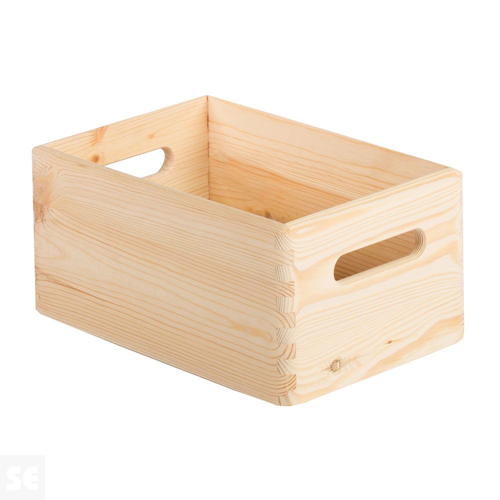 Caja Madera S/Tapa 30x20x14 cm Natural