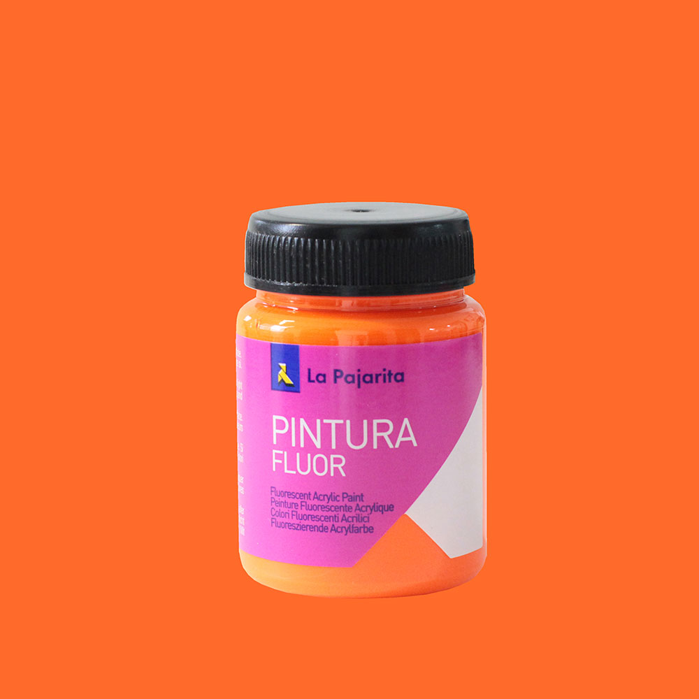 Pintura Látex 75 ml Fluor Naranja