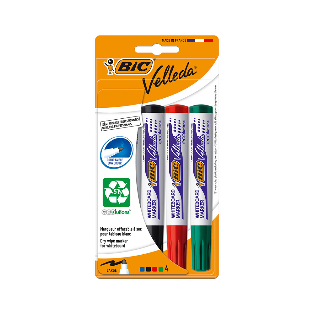 Marcador Velleda Surtidos 3+1 Gratis