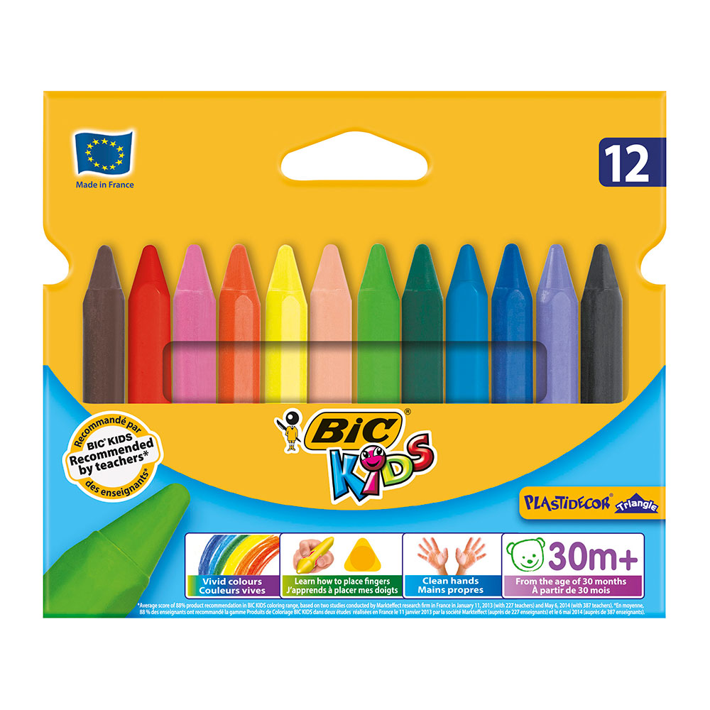 Ceras Bic Plastidecor Peque x12