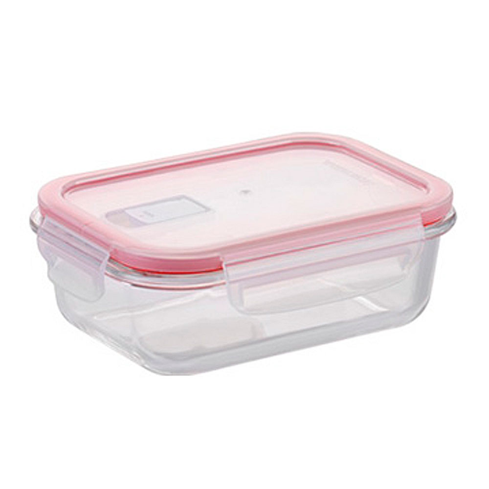 Contenedor rectangular 0,6 l Freshbox glass