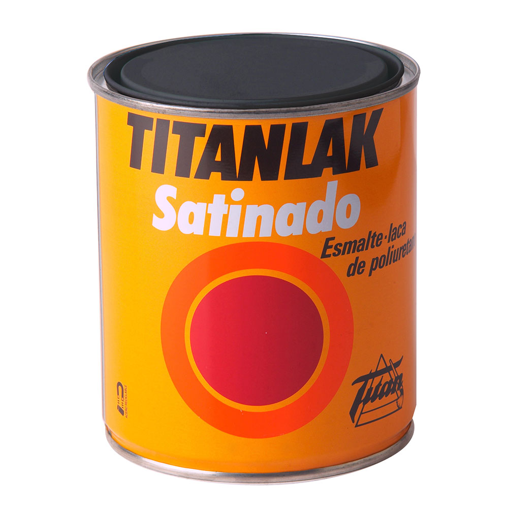 Titanlak Satin. Negro 375 Ml.