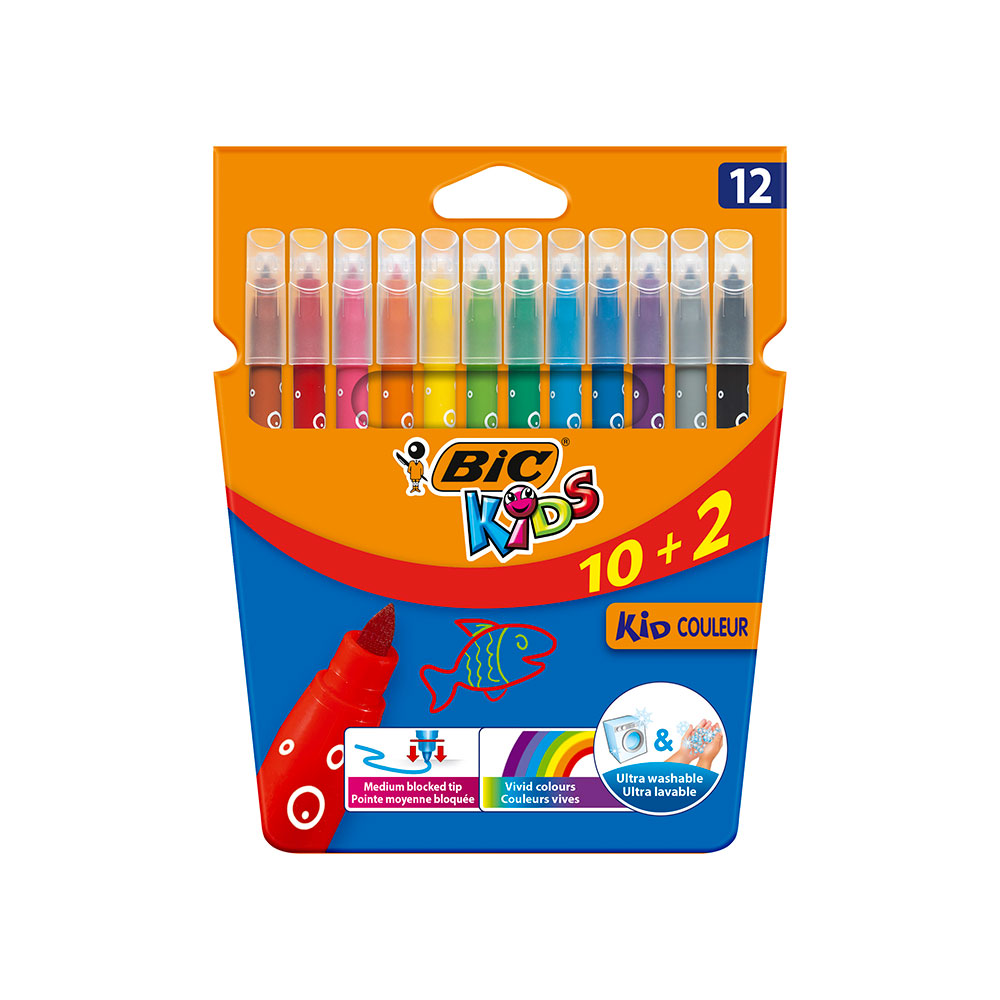 Rotuladores Bic Kids Pack 12