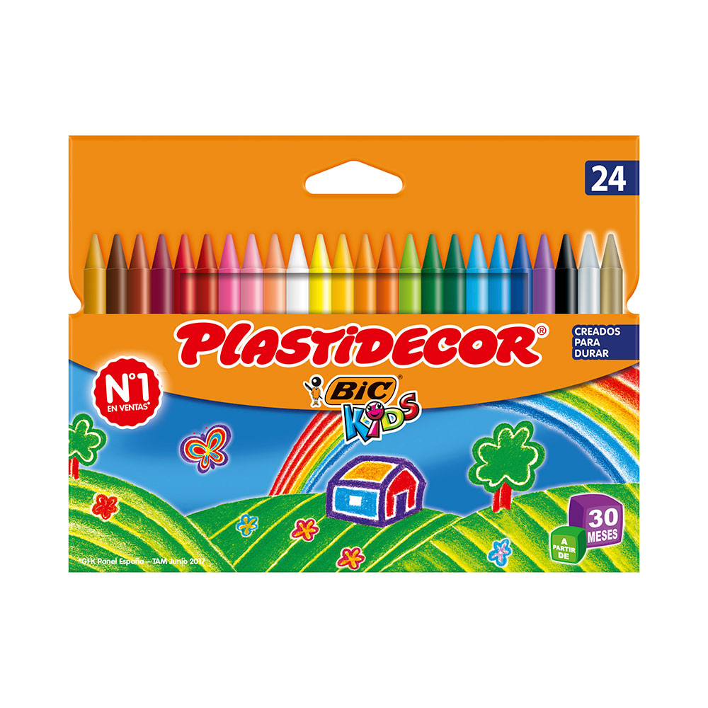 Ceras Bic Plastidecor x24