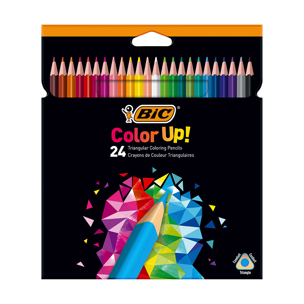Color Up Lápices de Colorear 24 Uni. (triangular)