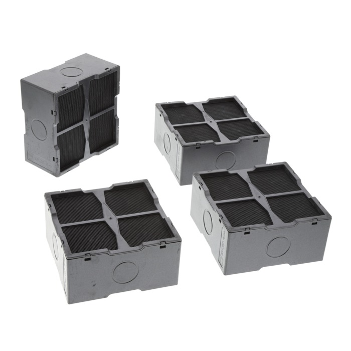 conjunto, filtro carbon