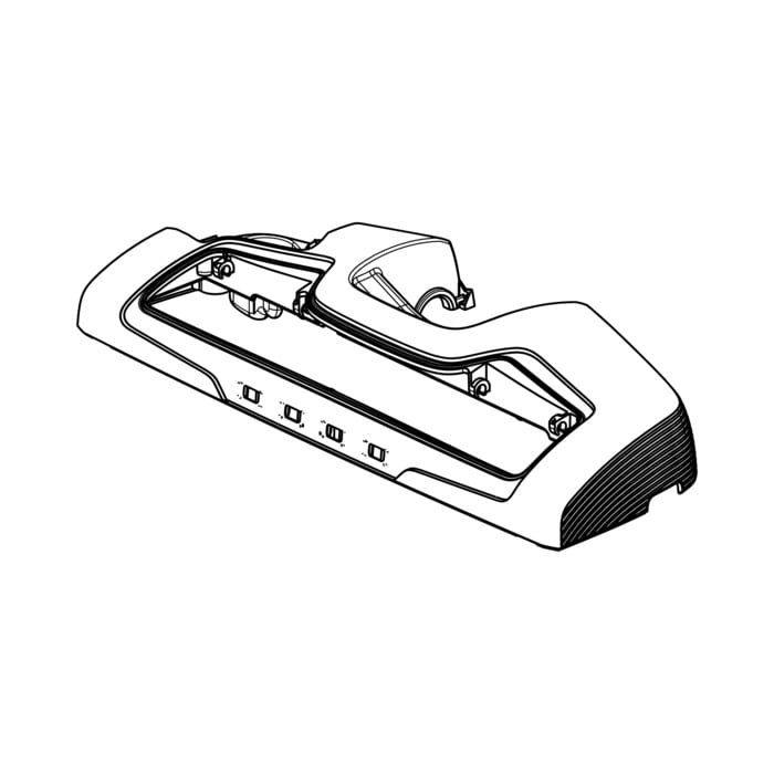 ventosa suelo, completo, azul