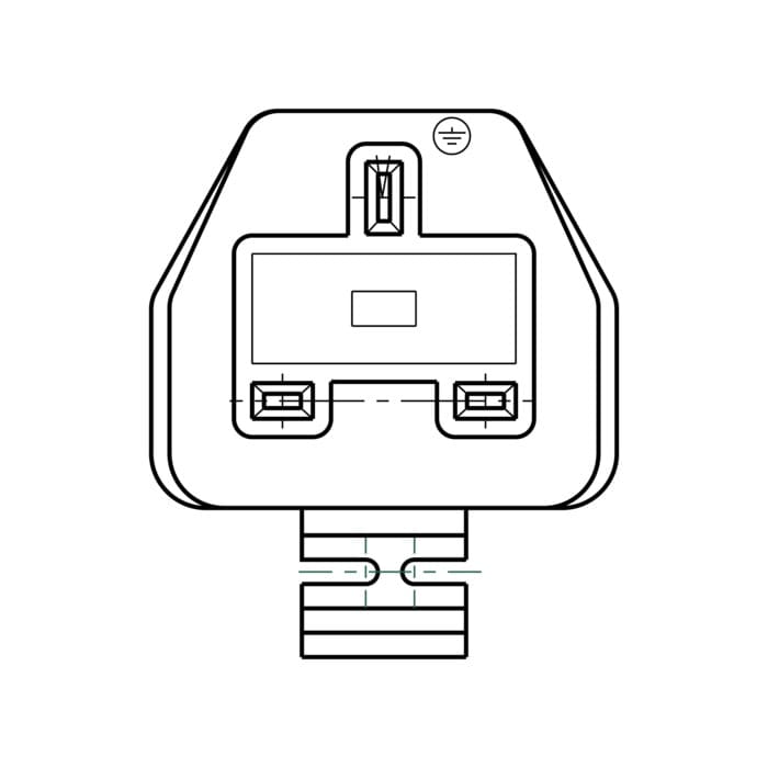 cable de alimentacion,EU, 1880mm