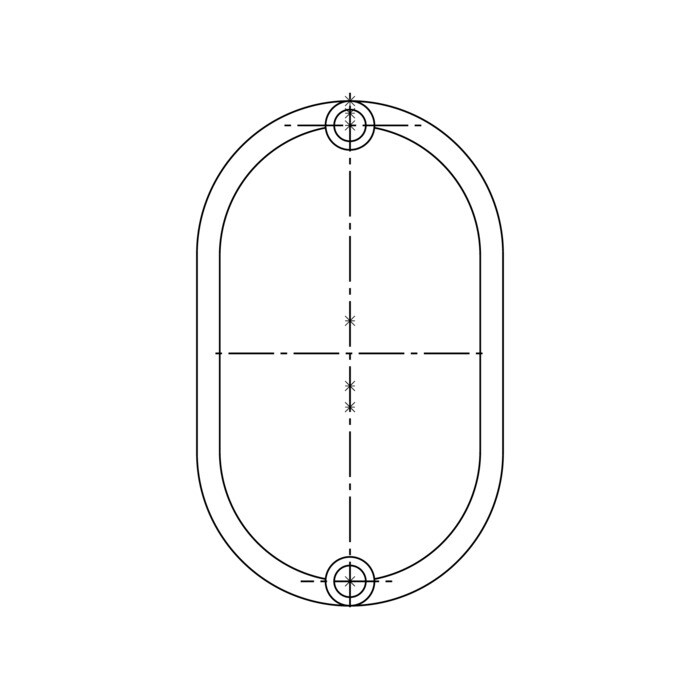 tapon,cubretornillo,manilla puerta,7809, 15.5x9.4mm