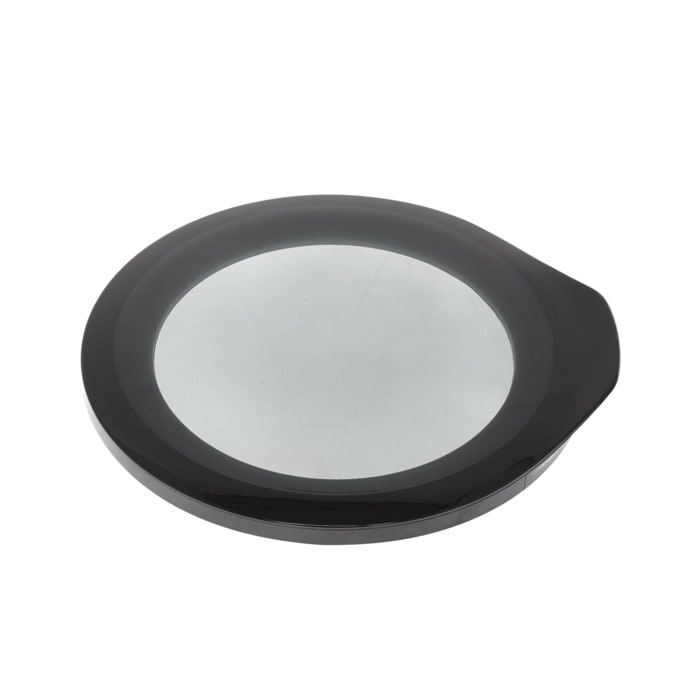 marco puerta, anterior, negro, Ø490mm