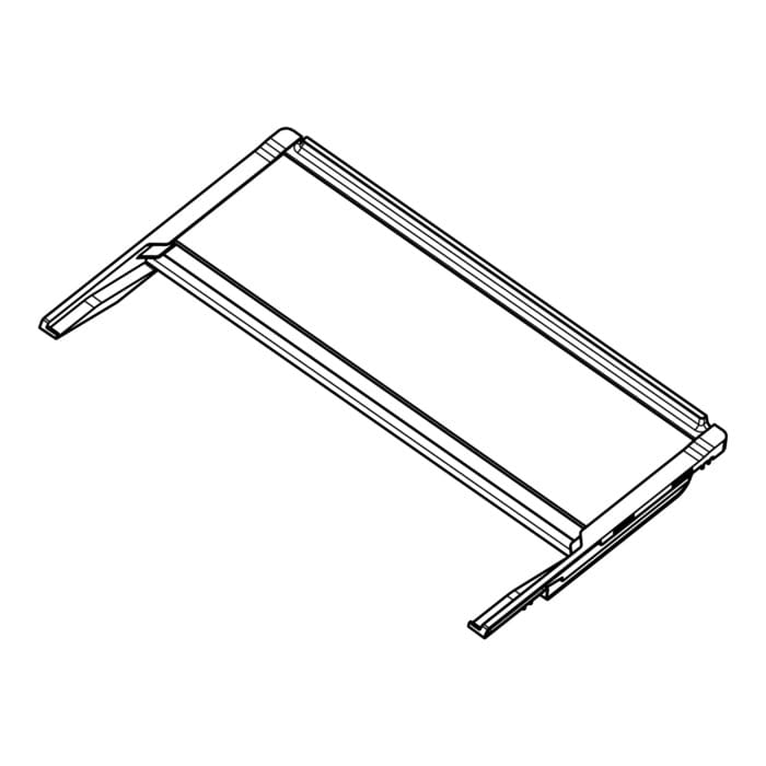 estante de cristal, conjunto, plegable, 459.5x293mm