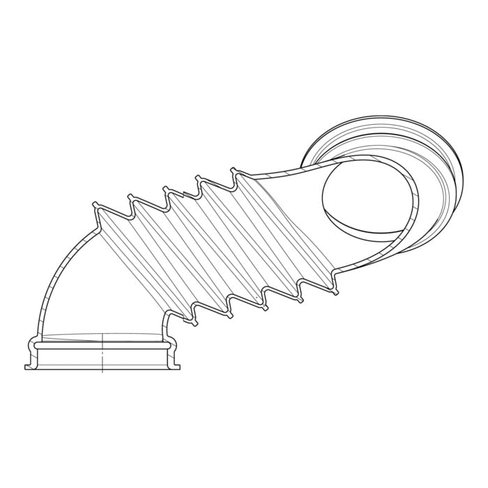 tubo alimentación detergente,