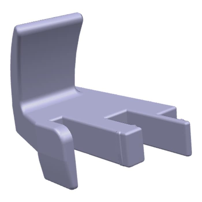 soporte, cristal, inferior dch.