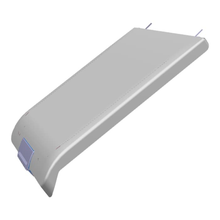 tapa, completo, blanco/plata