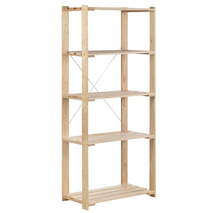 Estantería Pino Evolution 5 Estantes 174