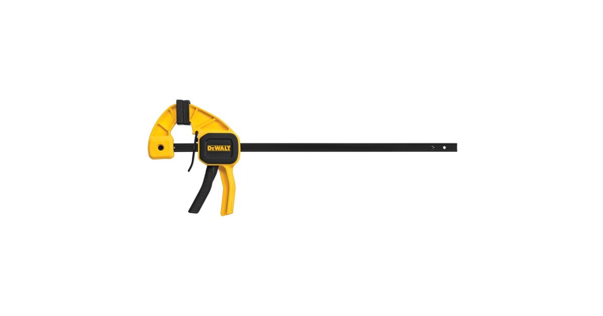 Abrazadera mediana DeWALT - 300 mm, fuerza de sujeción 63 kg DWHT0-83140