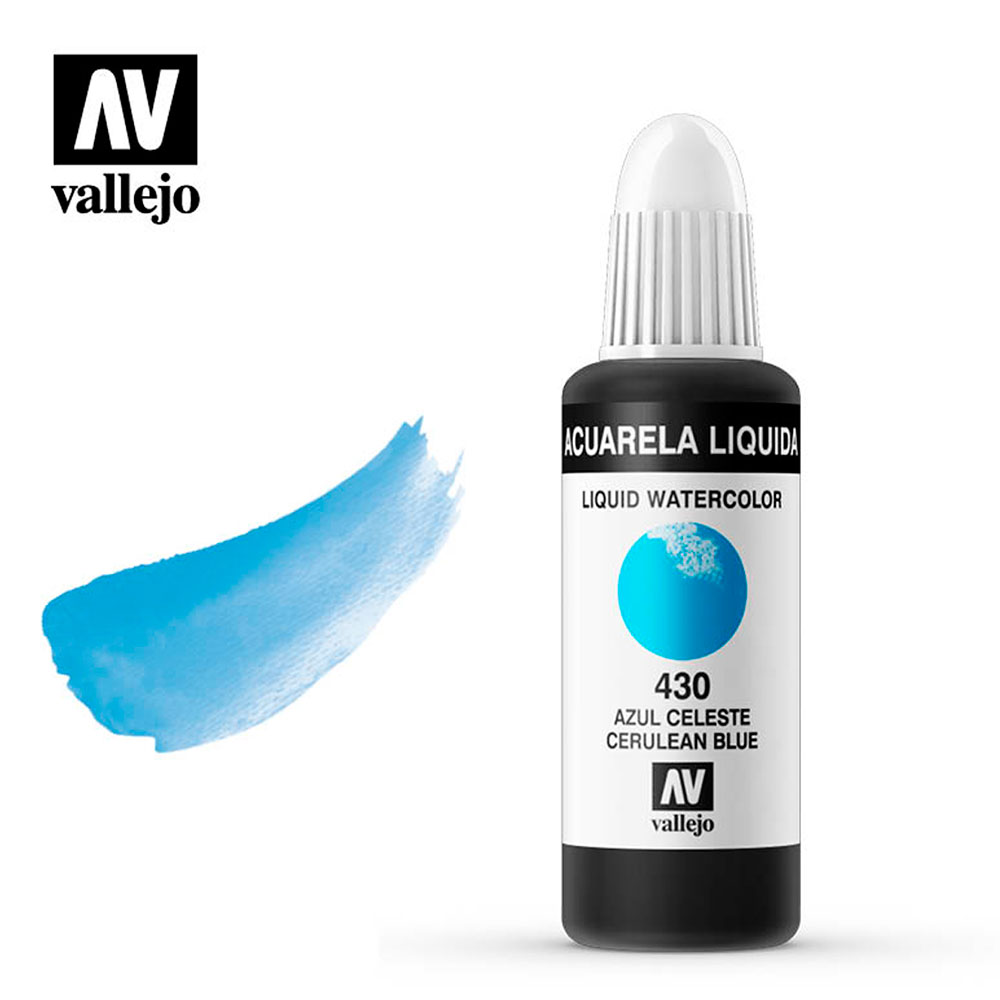 Acuarela Líquida Azul Celeste 32 ml