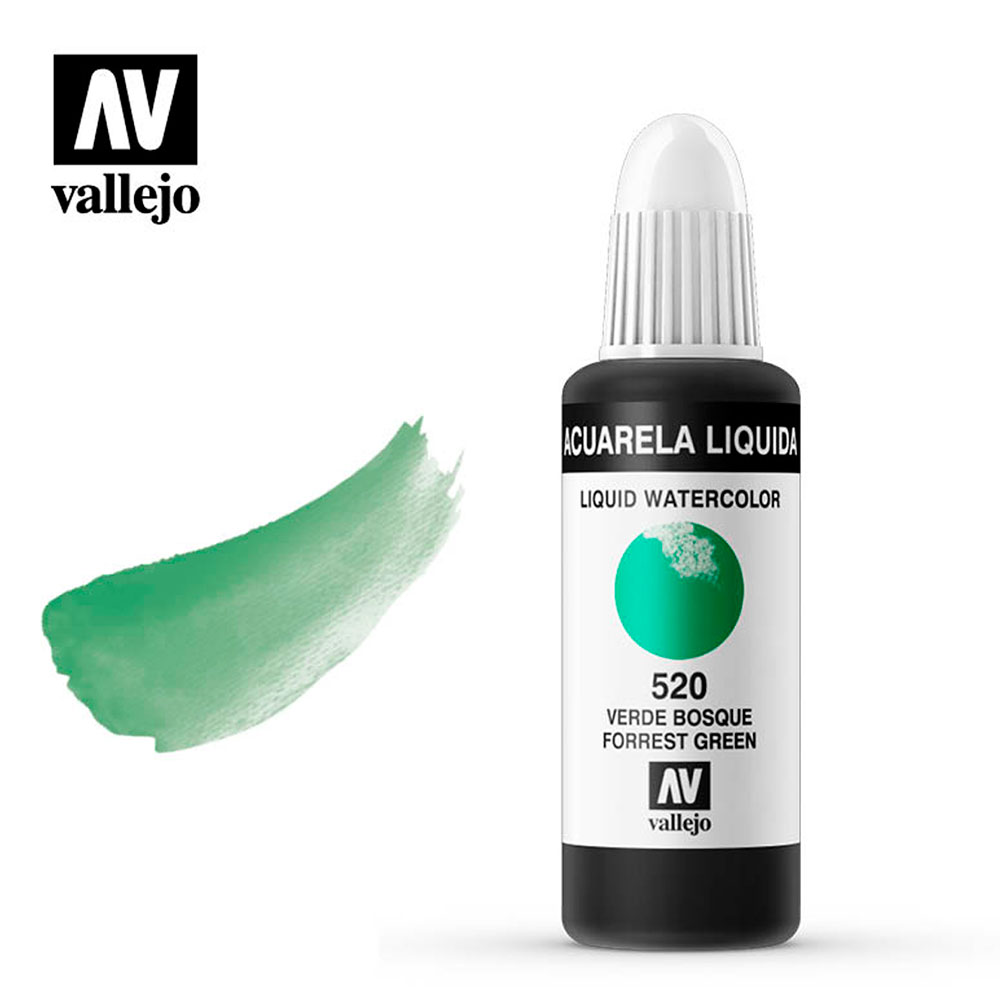 Acuarela Líquida Verde Bosque 32 ml