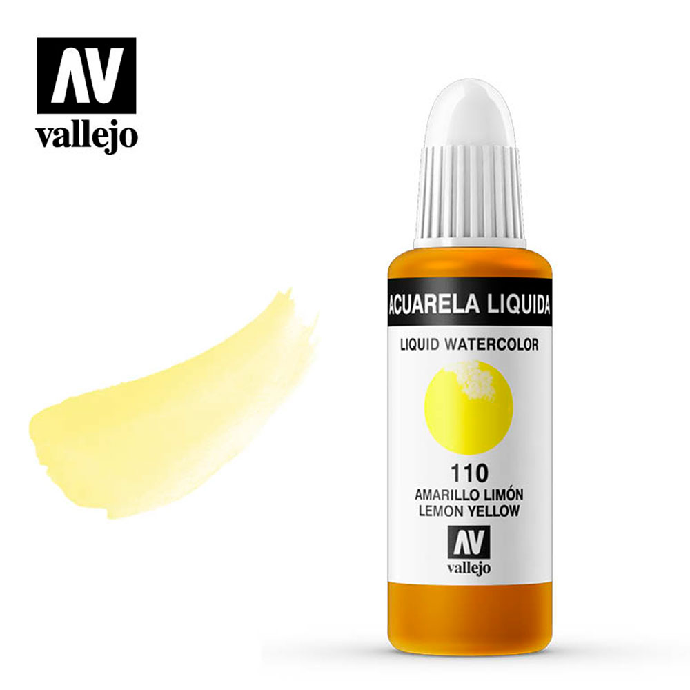 Acuarela Líquida Amarillo Limón 32 ml