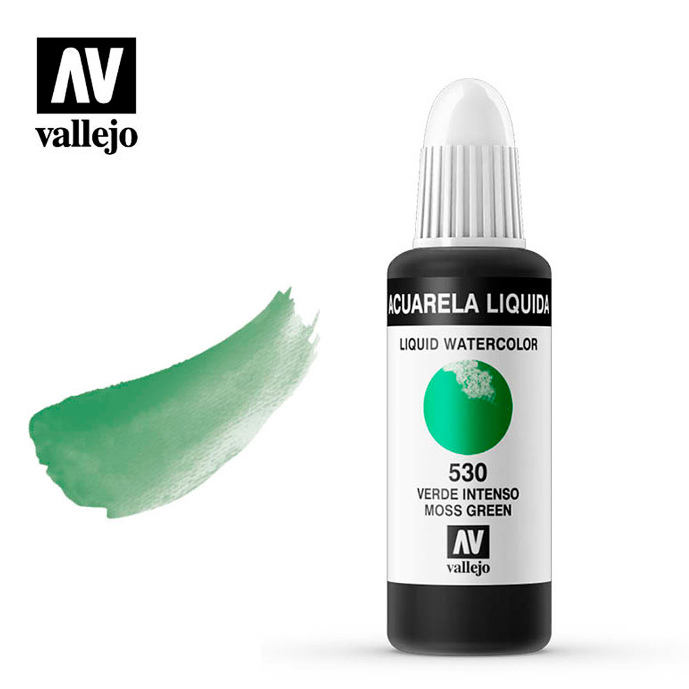 Acuarela Líquida Verde Intenso 32 ml