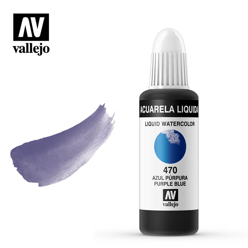 Acuarela Líquida Azul Púrpura 32 ml