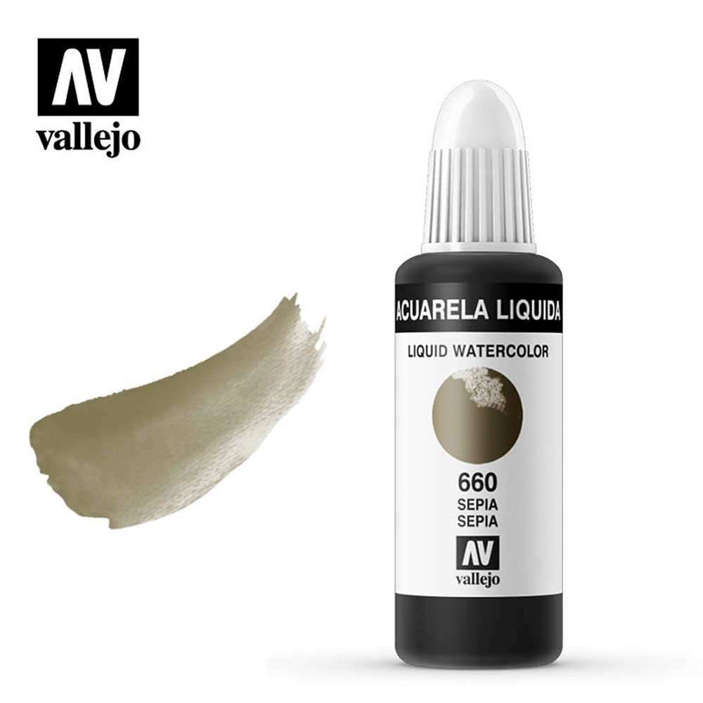 Acuarela Líquida Sepia 32 ml