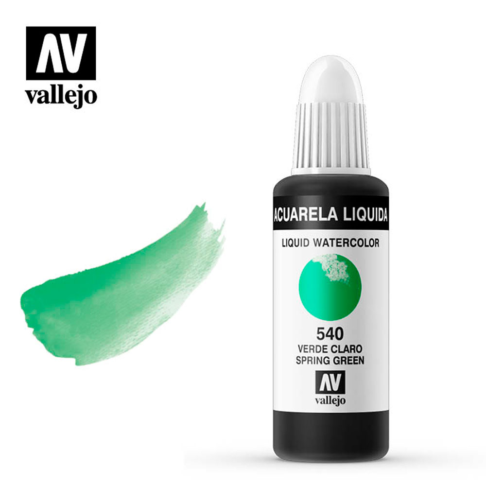 Acuarela Líquida Verde Claro 32 ml