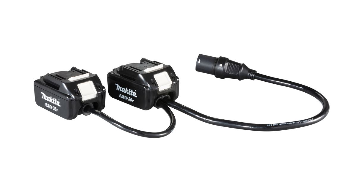 Adaptador de corriente MAKITA Li-ion LXT 2x18V para 191A64-2 y PDC1200 191J51-5