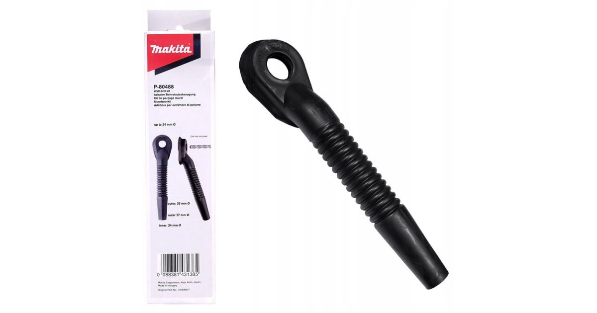 Adaptador de extracción de polvo MAKITA para taladrar hasta 25 mm P-80488
