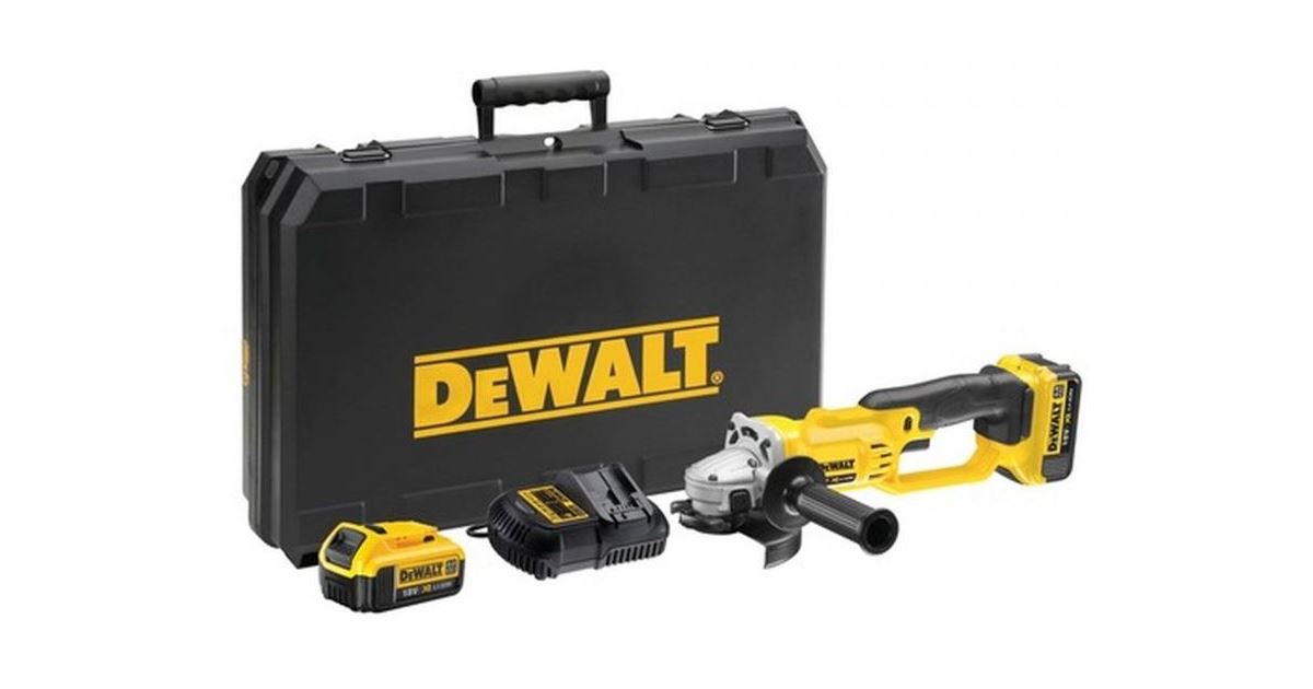 Amoladora angular inalámbrica DEWALT DCG412M2