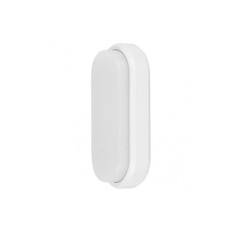 Aplique 12w 6400k Yucatan Oval Ip65 Blanco 19,8x9,8x5,5 1140 Lm