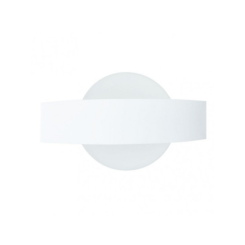 Aplique Barredor De Pared Circ.8w 4000k Arco Blanco 630 Lm Ip20 13x24x5 Cm